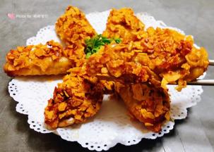 薯片鸡翅外酥里嫩入口香浓回味无穷