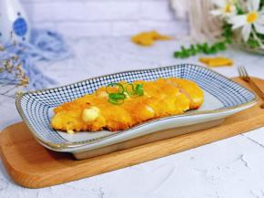 吃的时候也可以蘸上番茄酱或者辣酱，味道更好。