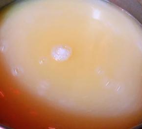 倒入锅中中火煮要经常搅拌防止糊锅底