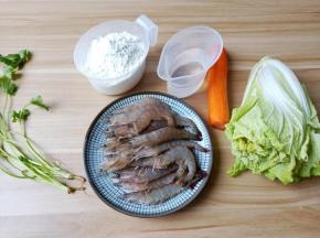 喜欢吃面时加点对虾，面的汤汁会更加鲜美！