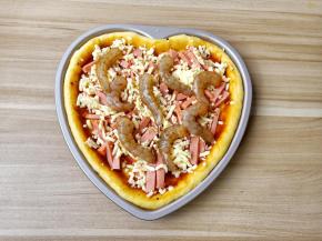 放上一个个对虾。