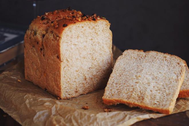 瘦身MM必备：黑糖全麦吐司