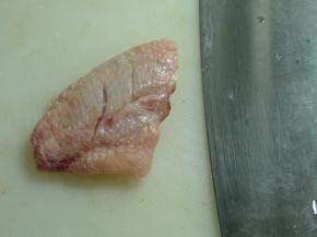 2.反正面横切两三道。