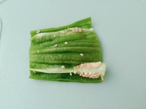 对半切开去籽。