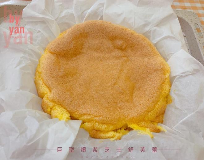 网红巨型爆浆芝士香草舒芙蕾