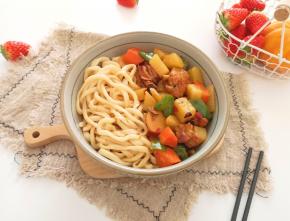 我刚好做了大盘鸡。