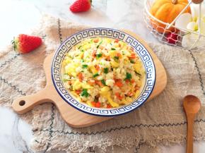 高颜值的蛋炒饭。