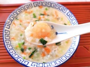 看得见的虾仁，秒杀外面的蔬菜虾仁粥。