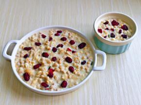 最后摆放上蔓越莓干，我做了两份哈。