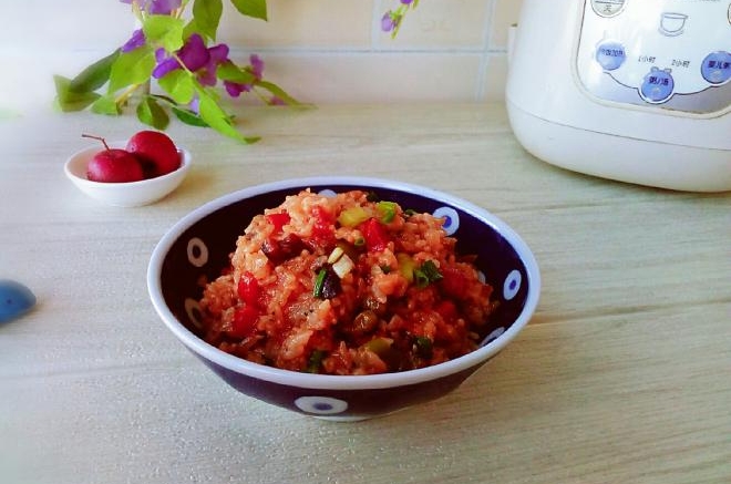 五花肉时蔬焖饭