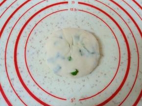 竖起来压扁。