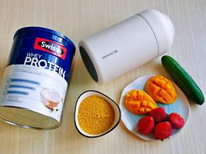 准备食材及焖烧杯。