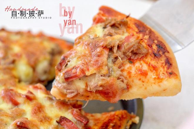 自制枪鱼香肠披萨