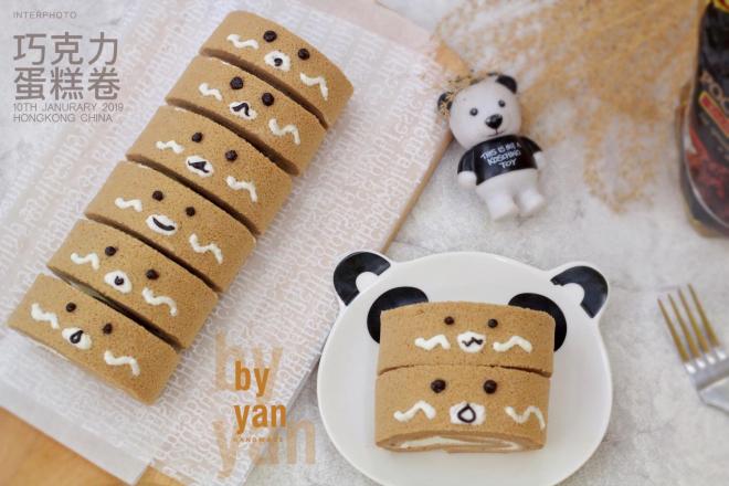 小熊巧克力蛋糕卷