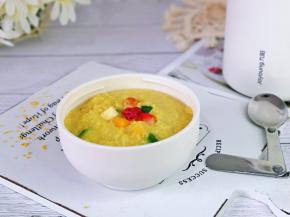 直接倒入焖烧杯的盖子里就可以呦～办公室必备便当，卫生好吃又营养。