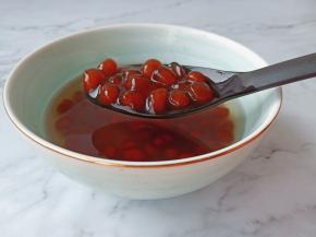 煮好放入冰水或者凉开水中。这样更加Q弹有嚼劲！