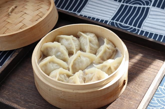 萝卜丝猪肉蒸饺
