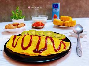 每天为家人做营养丰富的早餐是我最开心的事情