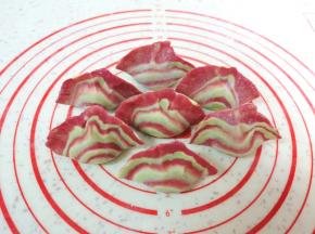 包成自己喜欢的形状。