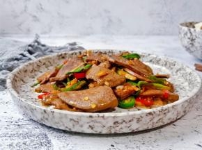 炒好的猪肝一点都不腥。