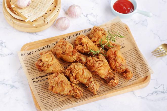 蒜香炸鸡腿