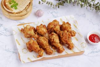 超级香酥脆的孜然鸡腿。