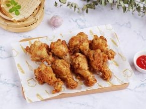 超级香酥脆的孜然鸡腿。