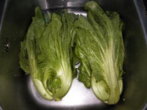 芥菜清洗干净