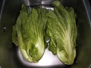 芥菜清洗干净