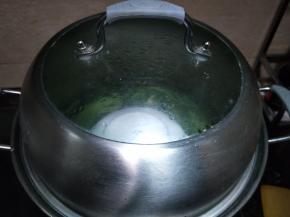 盖上锅盖，12个小时之后揭盖。一般我都是晚上做，第二天用。