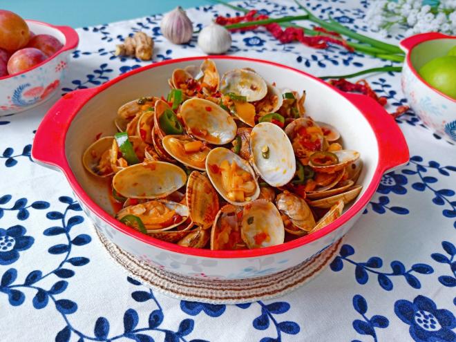辣炒花蛤