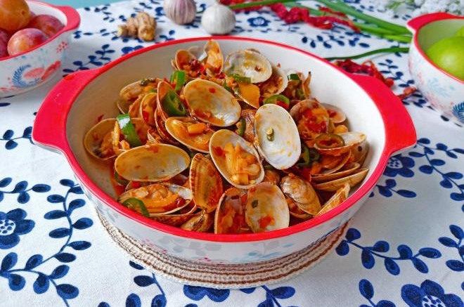 辣炒花蛤