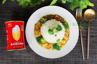 咖喱鸡腿饭太香了