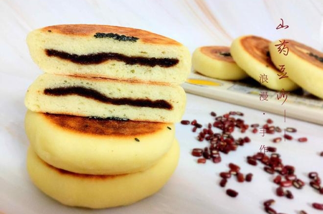 山药豆沙饼