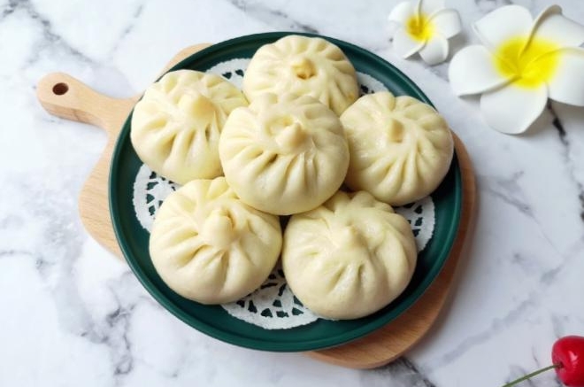 胡萝卜韭菜馅包子