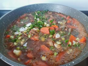 关火撒点葱花就可以了。