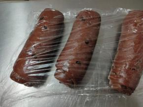 其余两个也同法卷好，松弛五分钟。