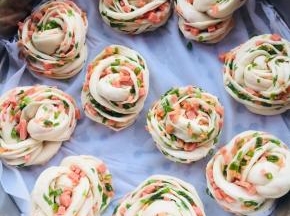 依次做好所有的花卷儿！