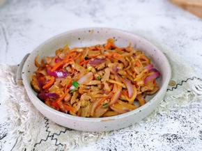 牛排做的这道菜，口感特别赞。