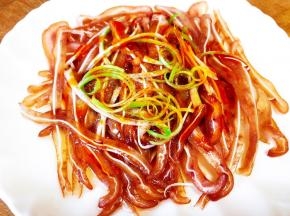 淋入红油。