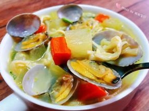 蚬子入口鲜嫩冬瓜入口即化的口感棒极了