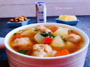 冬瓜和胡萝卜略带清香味入口即化