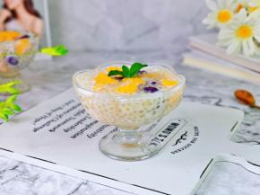 这样小圆子芒果西米露就做好啦！