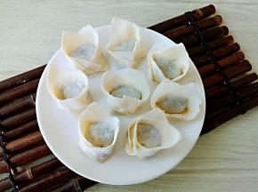 包成自己喜欢的形状。
