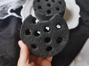 戳好了之后简直太逼真了，跟真的煤球一模一样