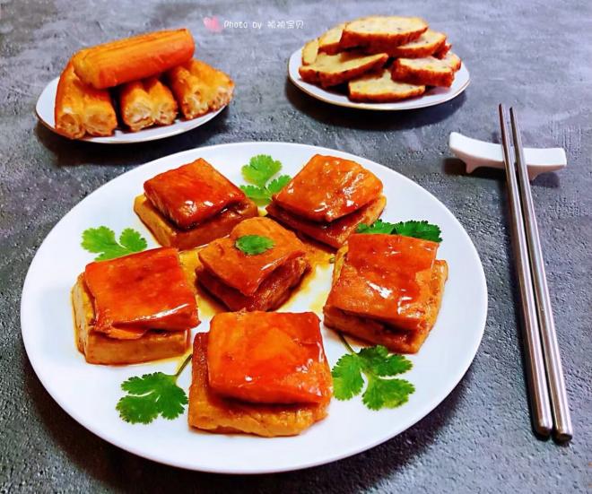 照烧三文鱼煎豆腐