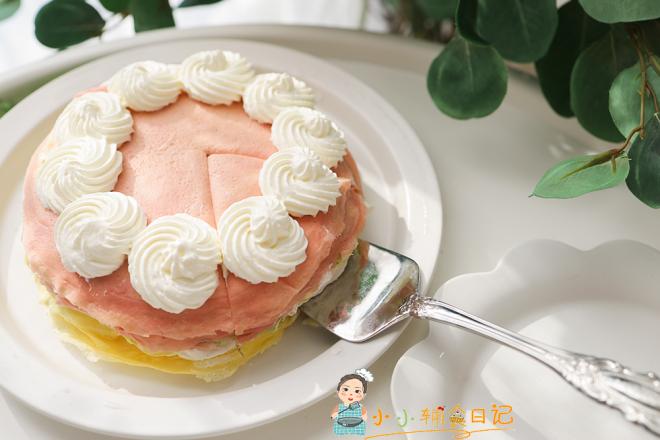 12个月以上辅食三色奶油千层蛋糕