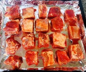 腌制入味的猪小排从颜色看起来就好美