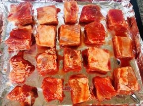 腌制入味的猪小排从颜色看起来就好美