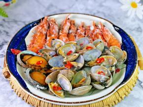 这是我吃过最好吃的盐焗海鲜啦！